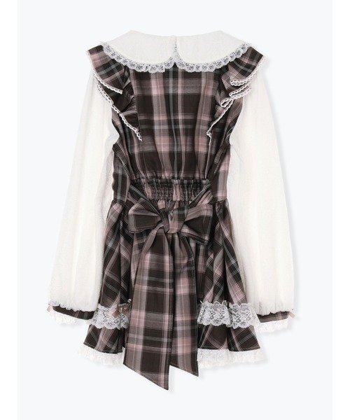 ノエミー（NOEMIE）/メニーリボンラッフルフリルヨークセットアップ メニーリボンラッフルフリルヨークセットアップ（ワンピース）｜NOEMIE