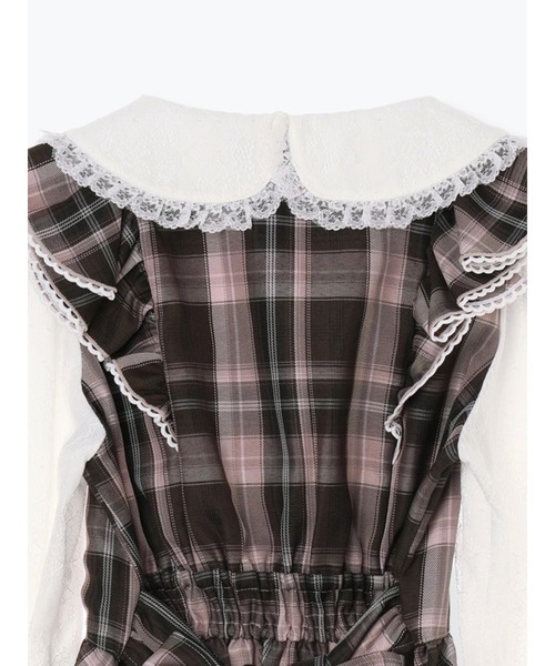 メニーリボンラッフルフリルヨークセットアップ（ワンピース）｜NOEMIE