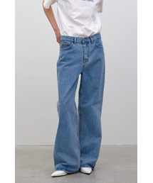 OVEOF（オブオブ）の「Semi Wide Denim Pants_Medium Blue（デニムパンツ）」
