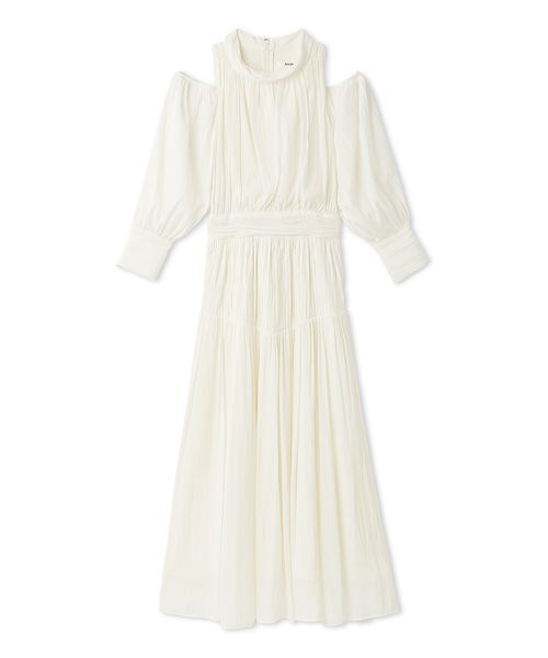 SNIDEL（スナイデル）の「コールドショルダーロングワンピース（ワンピース・レディース・オフホワイト/ライトブルー/ピンク/ミント・0/1/2）」の22枚目の写真