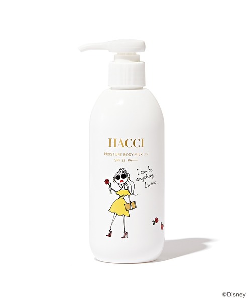 HACCI（ハッチ）の「HACCI(ハッチ)モイスチャー ボディミルクUV 【ディズニー】250mL SPF32/PA+++）（日焼け止め/UVケア・レディース・ホワイト・FREE）」の2枚目の写真