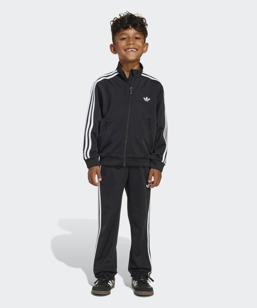 adidas(アディダス)の「ファイヤーバード トラックスーツ / アディダスオリジナルス adidas Originals(ジャージ・キッズ・ブラック・120/130/100/110)」の3枚目の写真