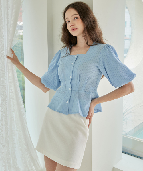 BIBYSEOB（バイバイソプ）の「エイラインミニスカートアイボリー[T42]（スカート・レディース・その他・SMALL/MEDIUM）」の3枚目の写真