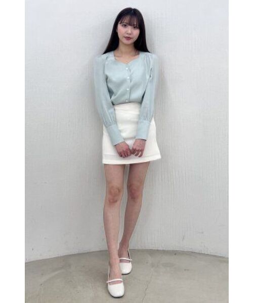 BIBYSEOB（バイバイソプ）の「エイラインミニスカートアイボリー[T42]（スカート・レディース・その他・SMALL/MEDIUM）」の9枚目の写真