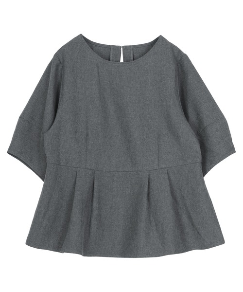 titivate(ティティベイト)の「リネンライクランタンスリーブブラウス(シャツ/ブラウス・レディース・ライトブラウン/ダークグレー/サンドベージュ/アイボリー・L/M/S)」の13枚目の写真