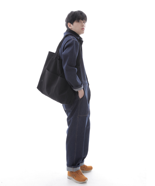 SAINTCREW(セントクルー)の「ペンタゴンポケットビッグサイズエコバッグPP-108ブラック(エコバッグ/サブバッグ・メンズ・その他・フリー)」の2枚目の写真
