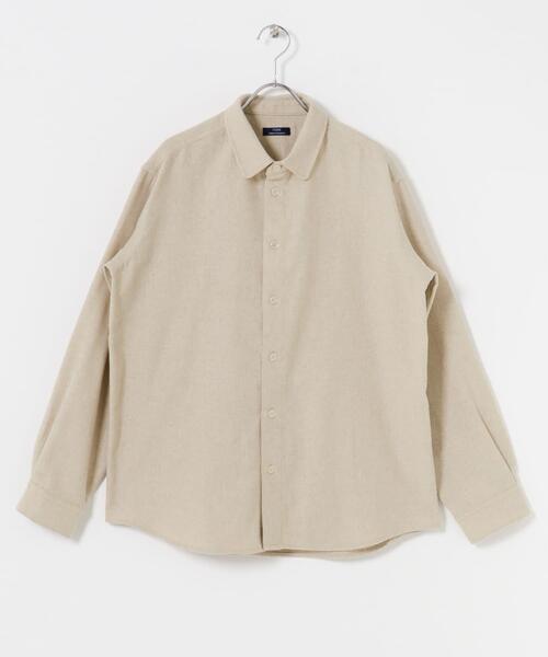 ITEMS URBANRESEARCH(アイテムズ アーバンリサーチ)の「バイオウォッシュフランネルレギュラーシャツ(シャツ/ブラウス・メンズ・ネイビー/チェック/ベージュ/グレー・LARGE/MEDIUM)」の21枚目の写真