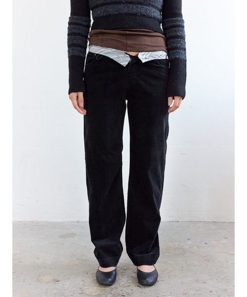 COLOCYNTH(コロシント)の「Grandmas Corduroy Pants Black(その他パンツ・レディース・その他・SMALL/MEDIUM)」の2枚目の写真