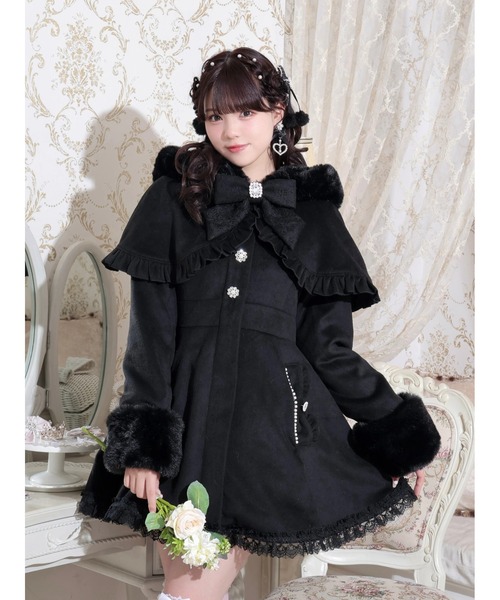 ケープフリルドーリーフレアコート（その他アウター）｜NOEMIE