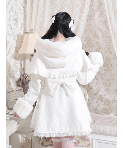 ケープフリルドーリーフレアコート（その他アウター）｜NOEMIE