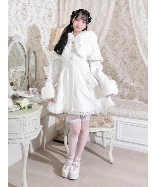 ケープフリルドーリーフレアコート（その他アウター）｜NOEMIE