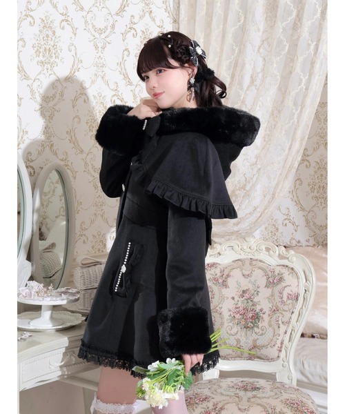 ケープフリルドーリーフレアコート（その他アウター）｜NOEMIE