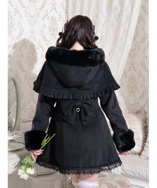 ケープフリルドーリーフレアコート（その他アウター）｜NOEMIE