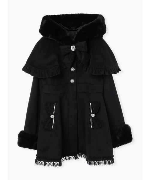 ケープフリルドーリーフレアコート（その他アウター）｜NOEMIE