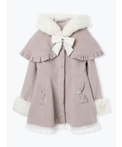 ケープフリルドーリーフレアコート（その他アウター）｜NOEMIE