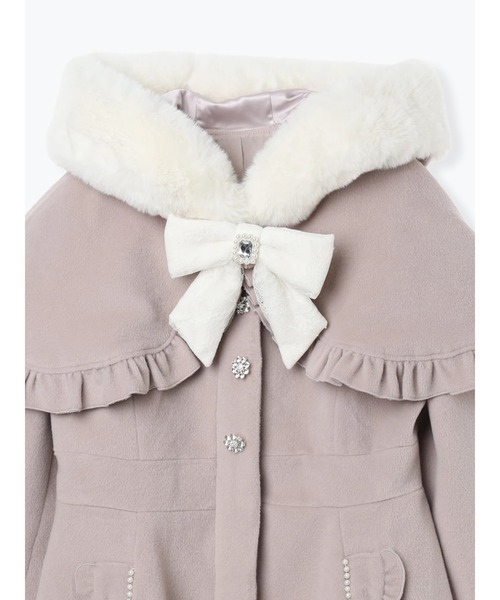 ケープフリルドーリーフレアコート（その他アウター）｜NOEMIE