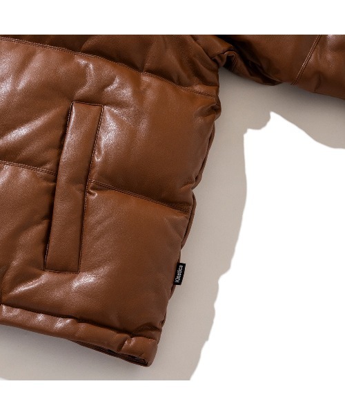 FIRST DOWN(ファーストダウン)の「FIRST DOWN FIRST DOWN x Kinetics “BUBBLE DOWN JACKET”(ファーストダウン ファーストダウン × キネティクス “バブル ダウン ジャケット”)(ダウンジャケット/コート・メンズ・ブラウン/ブラック・SMALL/MEDIUM/LARGE/X-LARGE)」の5枚目の写真