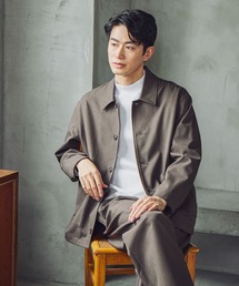 GLOBAL WORK | SOLOTEX(R)お手入れらくらく/シャツジャケット/636142(シャツ/ブラウス)