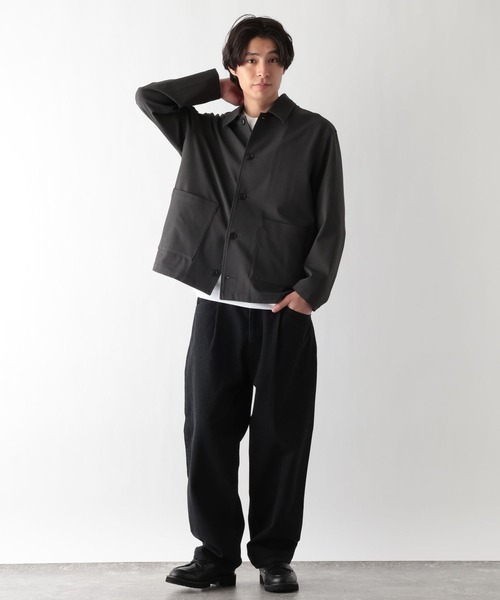 GLOBAL WORK（グローバルワーク）の「SOLOTEX(R)お手入れらくらく/シャツジャケット/636142（シャツ/ブラウス・メンズ・モカ/チャコールグレー/ネイビー・SMALL/X-LARGE/LARGE/MEDIUM）」の10枚目の写真