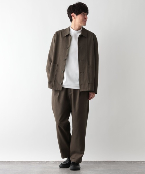 GLOBAL WORK（グローバルワーク）の「SOLOTEX(R)お手入れらくらく/シャツジャケット/636142（シャツ/ブラウス・メンズ・モカ/チャコールグレー/ネイビー・SMALL/X-LARGE/LARGE/MEDIUM）」の12枚目の写真