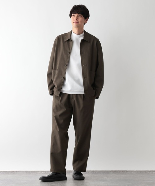 GLOBAL WORK（グローバルワーク）の「SOLOTEX(R)お手入れらくらく/シャツジャケット/636142（シャツ/ブラウス・メンズ・モカ/チャコールグレー/ネイビー・SMALL/X-LARGE/LARGE/MEDIUM）」の13枚目の写真