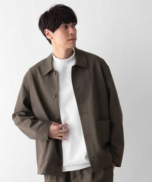 GLOBAL WORK（グローバルワーク）の「SOLOTEX(R)お手入れらくらく/シャツジャケット/636142（シャツ/ブラウス・メンズ・モカ/チャコールグレー/ネイビー・SMALL/X-LARGE/LARGE/MEDIUM）」の15枚目の写真