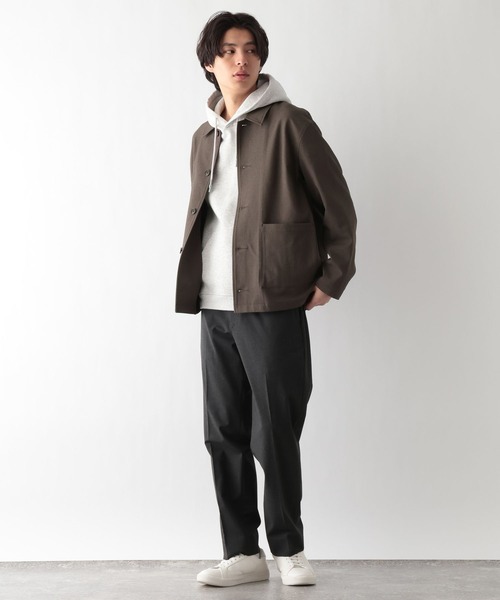 GLOBAL WORK（グローバルワーク）の「SOLOTEX(R)お手入れらくらく/シャツジャケット/636142（シャツ/ブラウス・メンズ・モカ/チャコールグレー/ネイビー・SMALL/X-LARGE/LARGE/MEDIUM）」の16枚目の写真