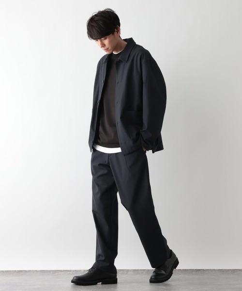 GLOBAL WORK（グローバルワーク）の「SOLOTEX(R)お手入れらくらく/シャツジャケット/636142（シャツ/ブラウス・メンズ・モカ/チャコールグレー/ネイビー・SMALL/X-LARGE/LARGE/MEDIUM）」の18枚目の写真