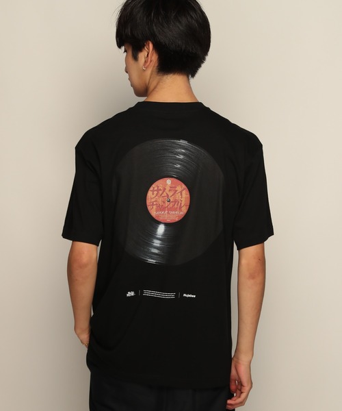 YEN TOWN MARKET(イェンタウンマーケット)の「【SAMURAI CHAMPLOO】サムライチャンプルー × ヌジャベス Vinyl Tシャツ(Tシャツ/カットソー・メンズ・ブラック/ホワイト・XL/L/M)」の2枚目の写真