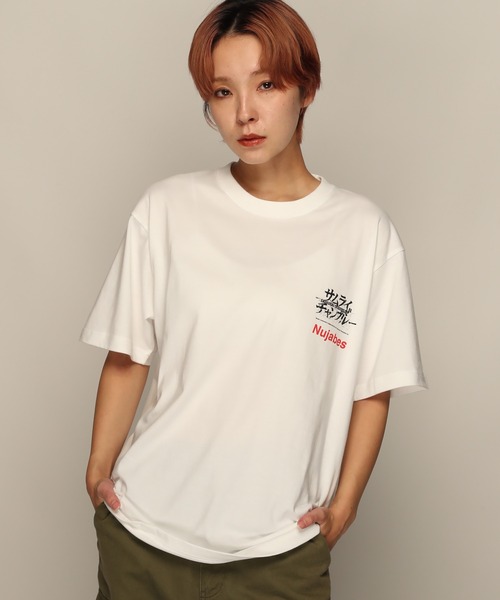 SAMURAI CHAMPLOO】サムライチャンプルー × ヌジャベス Vinyl Tシャツ