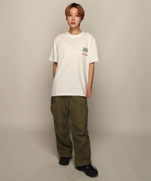 YEN TOWN MARKET(イェンタウンマーケット)の「【SAMURAI CHAMPLOO】サムライチャンプルー × ヌジャベス Vinyl Tシャツ(Tシャツ/カットソー・メンズ・ブラック/ホワイト・XL/L/M)」の4枚目の写真