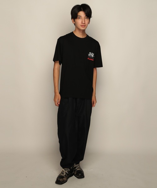 YEN TOWN MARKET(イェンタウンマーケット)の「【SAMURAI CHAMPLOO】サムライチャンプルー × ヌジャベス Vinyl Tシャツ(Tシャツ/カットソー・メンズ・ブラック/ホワイト・XL/L/M)」の7枚目の写真