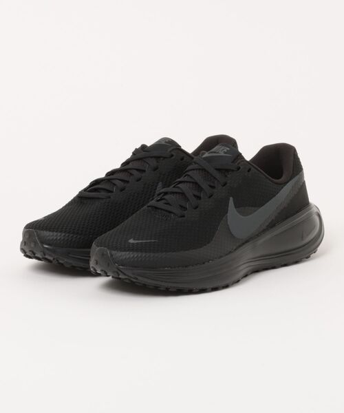 NIKE(ナイキ)の「NIKE ナイキ W REVOLUTION 8 WIDE ウィメンズ レボリューション 8 ワイド WHQ1995 003BLACK/ANTHRA(スニーカー・メンズ・ブラック・25.5cm/25.0cm/24.5cm/24.0cm/23.5cm/23.0cm/22.5cm)」の1枚目の写真