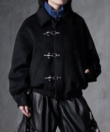 Ellno Loset | 【Ryoooコラボ】ファイヤーマンバックルメルトンボリュームブルゾン(ブルゾン)