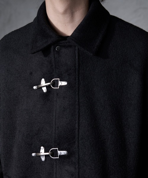 Ellno Loset(エルノロゼット)の「【Ryoooコラボ】ファイヤーマンバックルメルトンボリュームブルゾン(ブルゾン・メンズ・チャコールグレー/ブラック・LARGE/MEDIUM/SMALL)」の10枚目の写真