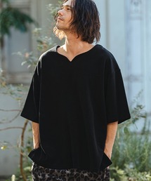 mt10156- キーネックパイルカットソー 半袖カットソー(CMB-R0203)