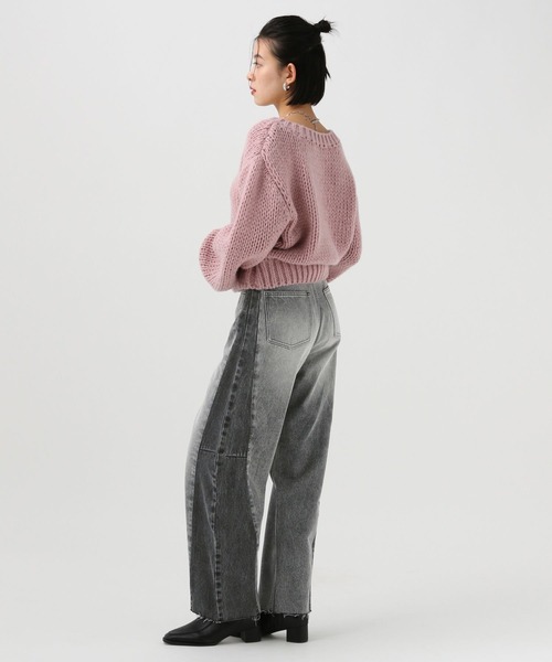 BAYFLOW（ベイフロー）の「セパレートバレルデニム（デニムパンツ・レディース・ブラック/ライトブルー・X-SMALL/SMALL/MEDIUM/LARGE）」の21枚目の写真