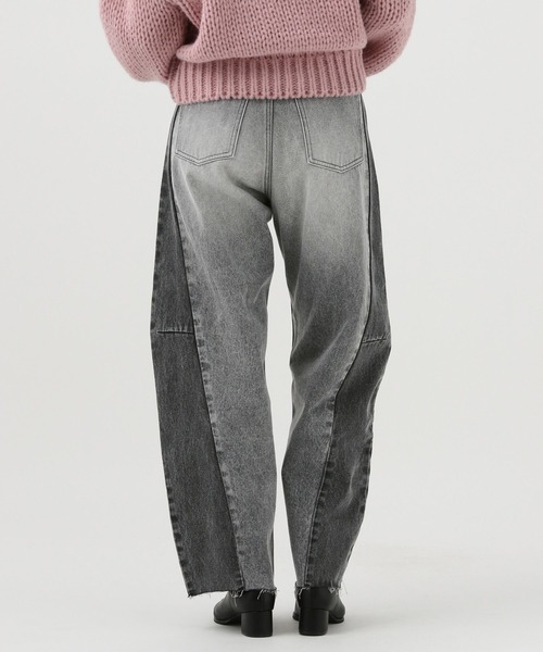 BAYFLOW（ベイフロー）の「セパレートバレルデニム（デニムパンツ・レディース・ブラック/ライトブルー・X-SMALL/SMALL/MEDIUM/LARGE）」の3枚目の写真