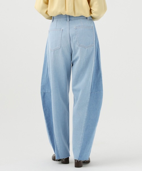 BAYFLOW（ベイフロー）の「セパレートバレルデニム（デニムパンツ・レディース・ブラック/ライトブルー・X-SMALL/SMALL/MEDIUM/LARGE）」の8枚目の写真