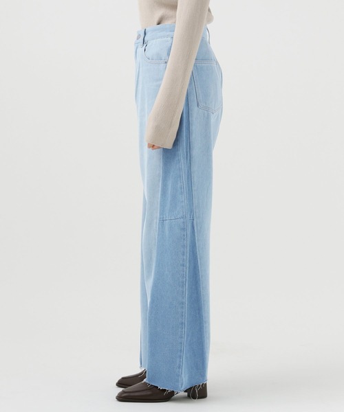 BAYFLOW（ベイフロー）の「セパレートバレルデニム（デニムパンツ・レディース・ブラック/ライトブルー・X-SMALL/SMALL/MEDIUM/LARGE）」の10枚目の写真