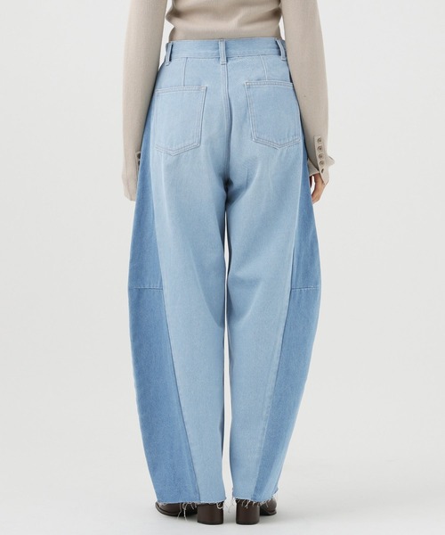 BAYFLOW（ベイフロー）の「セパレートバレルデニム（デニムパンツ・レディース・ブラック/ライトブルー・X-SMALL/SMALL/MEDIUM/LARGE）」の11枚目の写真