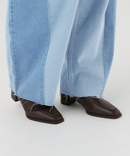 BAYFLOW（ベイフロー）の「セパレートバレルデニム（デニムパンツ・レディース・ブラック/ライトブルー・X-SMALL/SMALL/MEDIUM/LARGE）」の15枚目の写真