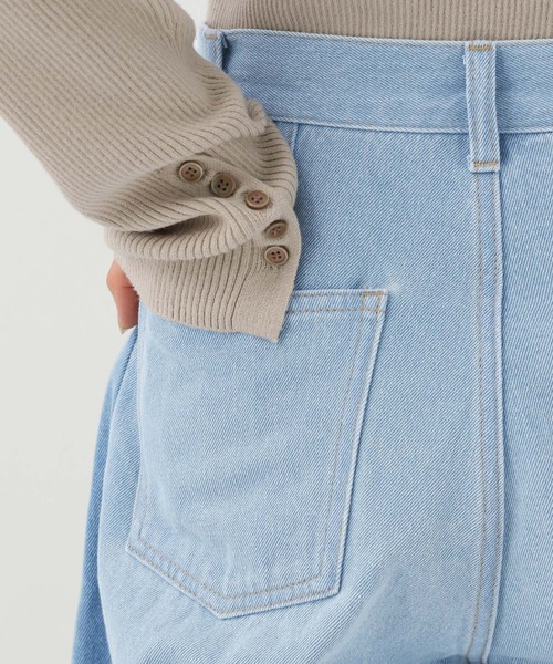 BAYFLOW（ベイフロー）の「セパレートバレルデニム（デニムパンツ・レディース・ブラック/ライトブルー・X-SMALL/SMALL/MEDIUM/LARGE）」の17枚目の写真