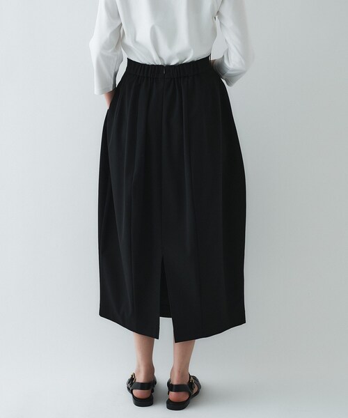 cloenc（クロエンス）の「【セットアップ／オケージョン／マシンウォッシュ】コクーンツイルスカート（スカート・レディース・ネイビー/オフホワイト/ブラック・01/02/03）」の22枚目の写真