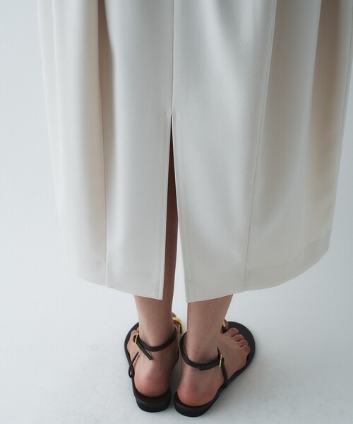 cloenc（クロエンス）の「【セットアップ／オケージョン／マシンウォッシュ】コクーンツイルスカート（スカート・レディース・ネイビー/オフホワイト/ブラック・01/02/03）」の16枚目の写真