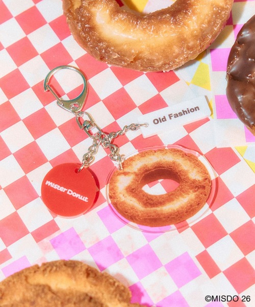 LEPSIM（レプシィム）の「【Mister Donut】ドーナツチャーム　627327（キーホルダー・レディース・ベージュ/ピンク/ブラウン・ONE SIZE）」の2枚目の写真