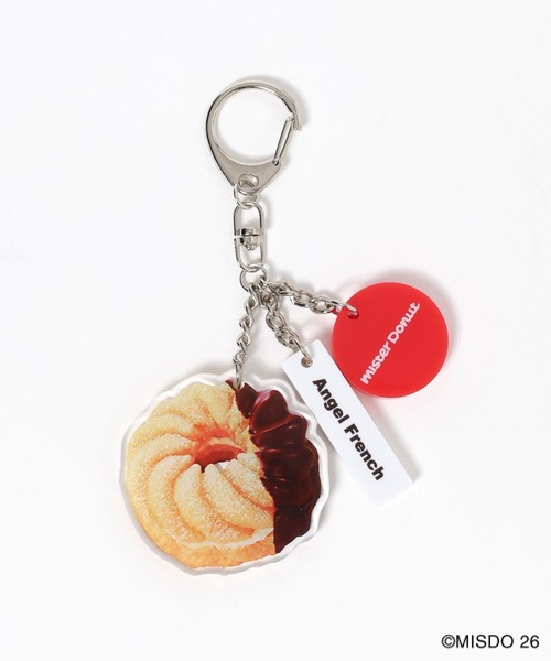LEPSIM（レプシィム）の「【Mister Donut】ドーナツチャーム　627327（キーホルダー・レディース・ベージュ/ピンク/ブラウン・ONE SIZE）」の7枚目の写真