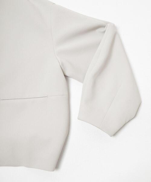 URBAN RESEARCH ROSSO WOMEN（アーバンリサーチ　ロッソ）の「ストレッチジョーゼットブルゾン（ブルゾン・レディース・グレー系その他/ネイビー・FREE）」の20枚目の写真