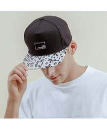 PEEPS（ピープス）の「neo crazy pattern snapback(black_gray)（キャップ）」