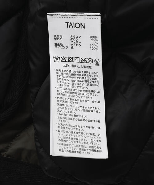 TAION(タイオン)の「TAION/タイオン/NEC W-ZIP DOWN VEST(ダウンベスト・レディース・ブラック/その他10/ホワイト系2・M/S/L)」の14枚目の写真